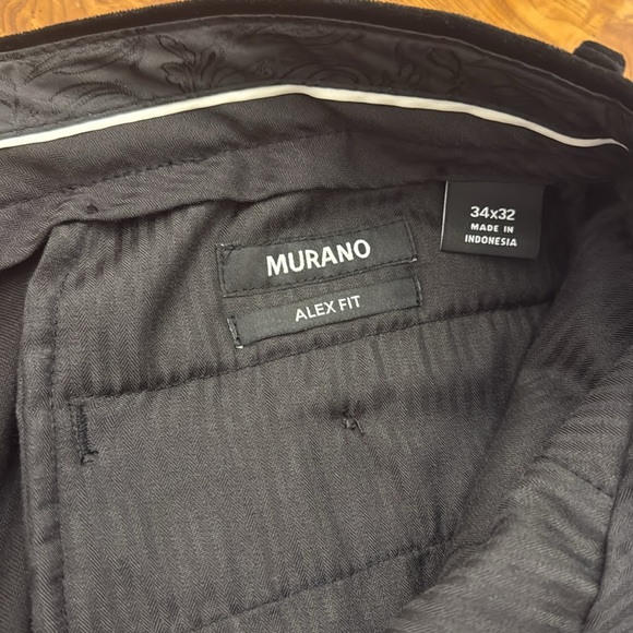 MURANO evening collection——-Black Velvet Pants - Picture 5 of 7